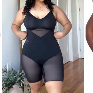 Women's Black Shapewear Bodysuit